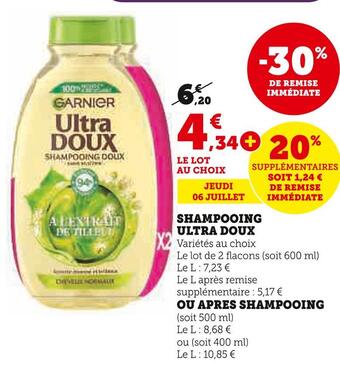 U Express Ultra doux shampooing offre