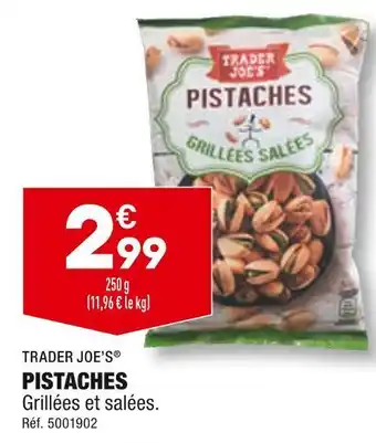 ALDI Trader joe’s pistaches offre