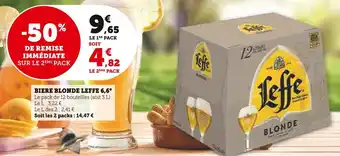 U Express Leffe biere blonde 6,6° offre
