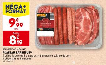 ALDI Boucherie st-clément plateau barbecue offre