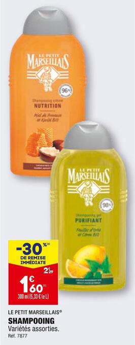 ALDI Le petit marseillais shampooing offre