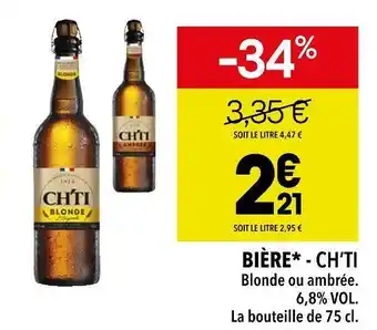 Supeco Ch’ti bière offre