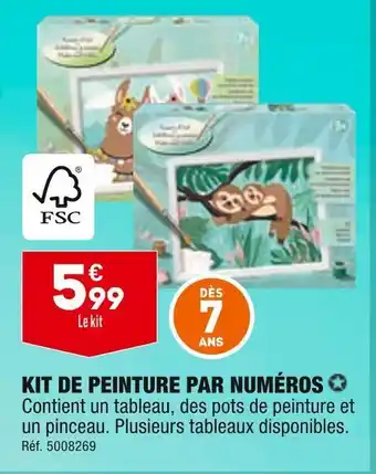 ALDI Kit de peinture par numéros offre