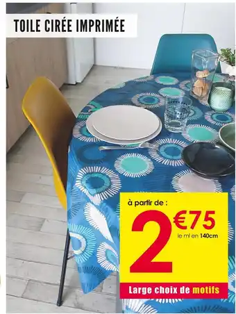 Décor Discount Toile cirée imprimée offre