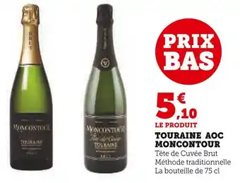 Super U Moncontour touraine aoc offre