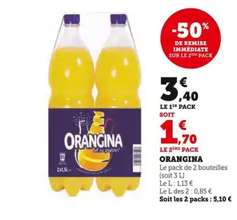 Super U Orangina orangina offre