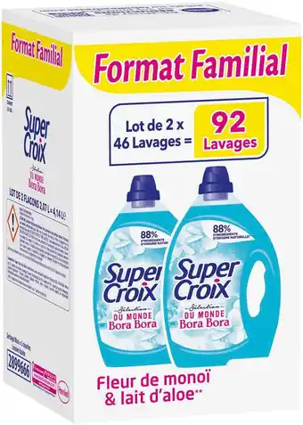 Super croix lessive liquide