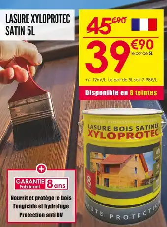 Décor Discount Lasure xyloprotec satin 5l offre