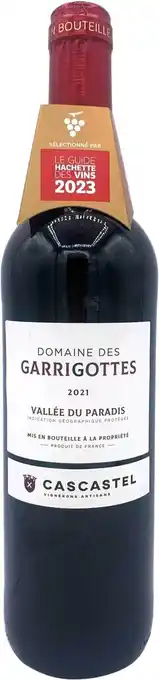 Match Domaine des garrigottes vallée du paradis igp offre