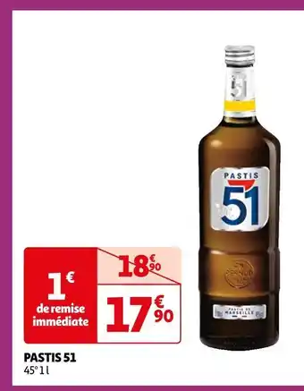 Auchan Supermarché Pastis 51 pastis 51 offre