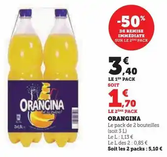 Hyper U Orangina offre