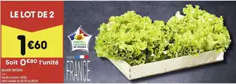Leader Price Salade batavia offre