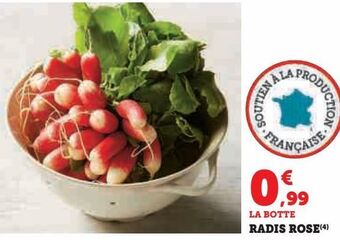 Hyper U Radis rose offre