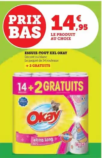 Hyper U Essuie tout xxl okay offre