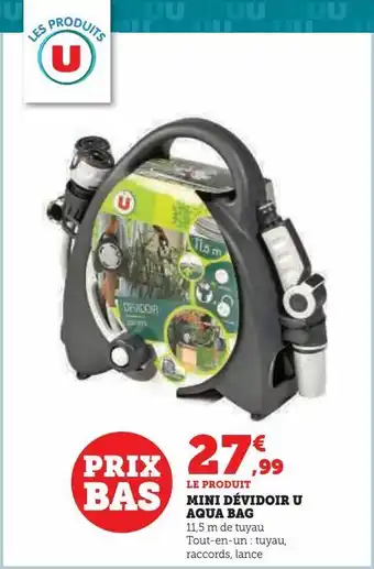 Hyper U Mini dévidoir u aqua bag offre