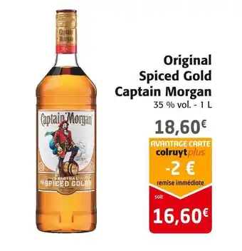 Colruyt Captain morgan original spiced gold captain morgan offre