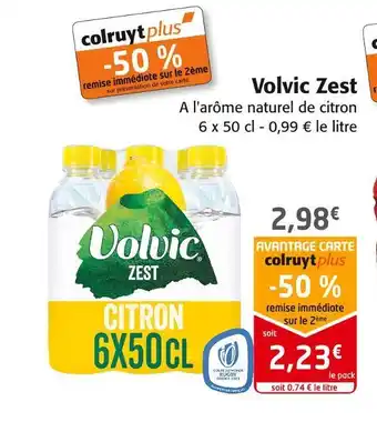 Colruyt Volvic zest volvic zest offre