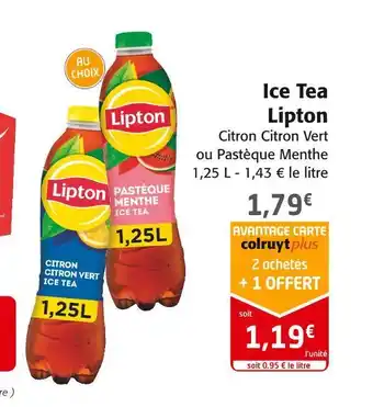 Colruyt Lipton ice tea offre