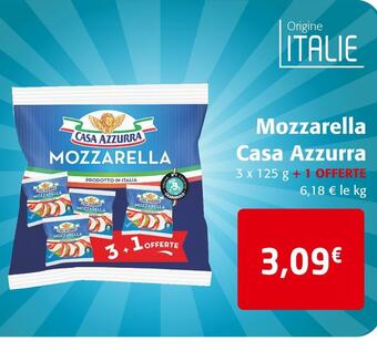 Colruyt Casa azzurra mozzarella offre