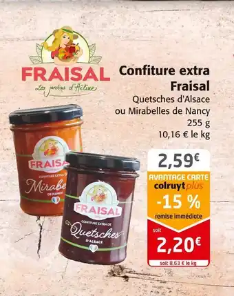 Colruyt Fraisal confiture extra offre