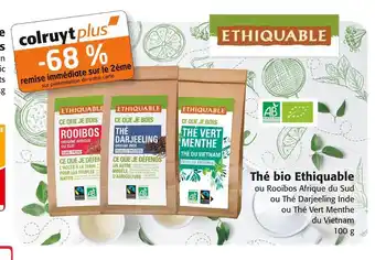 Colruyt Ethiquable thé bio offre