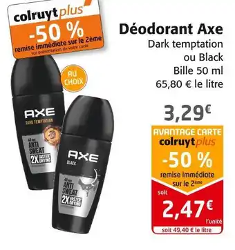 Colruyt Axe déodorant offre
