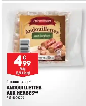 ALDI Andouillettes aux herbes offre