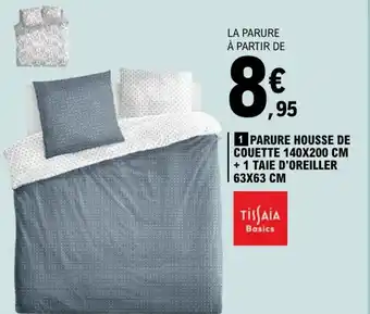 E.Leclerc PARURE HOUSSE DE COUETTE 140X200 CM offre