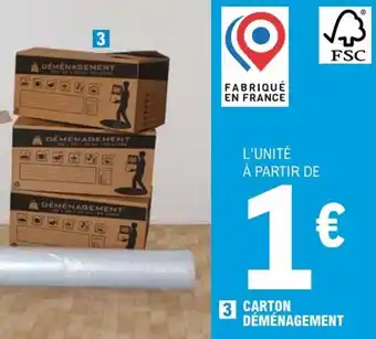 CARTON DÉMÉNAGEMENT