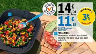 E.Leclerc POÊLE GRILL offre