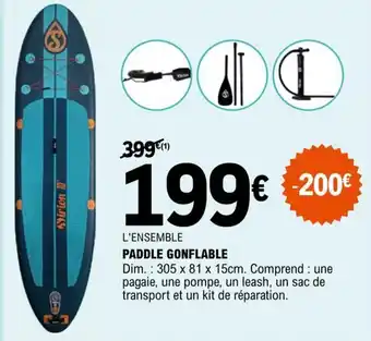 E.Leclerc PADDLE GONFLABLE offre