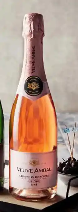 Super U CREMANT DE BOURGOGNE AOP BRUT ROSE MILLESIME VEUVE AMBAL offre
