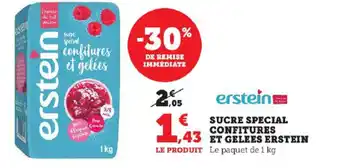 Super U SUCRE SPECIAL CONFITURES ET GELEES ERSTEIN offre