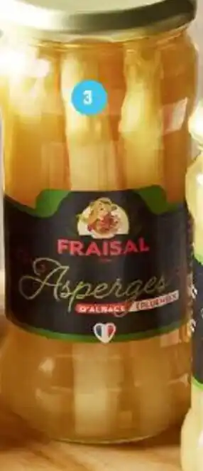ASPERGES D'ALSACE EPLUCHEES FRAISAL