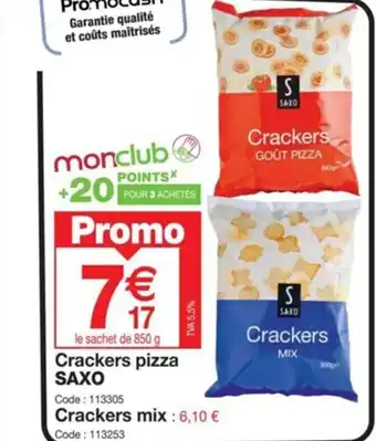Crackers GOĂT PIZZA SAXO