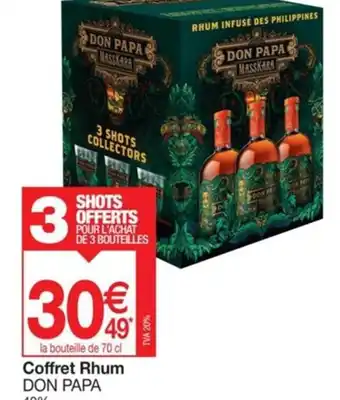 Promocash Coffret Rhum DON PAPA offre
