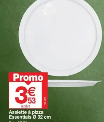 Promocash Assiette à pizza Essentials Ø 32 cm offre