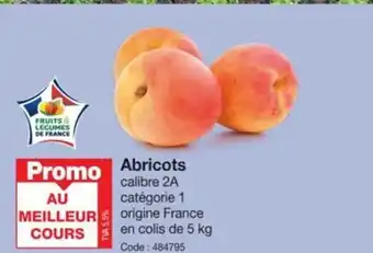 Promocash Abricots offre