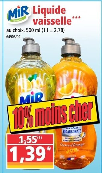 Norma Liquide vaisselle offre