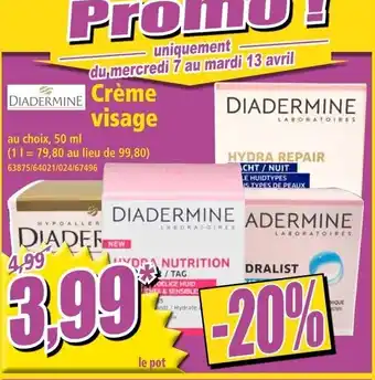Norma Crème visage offre