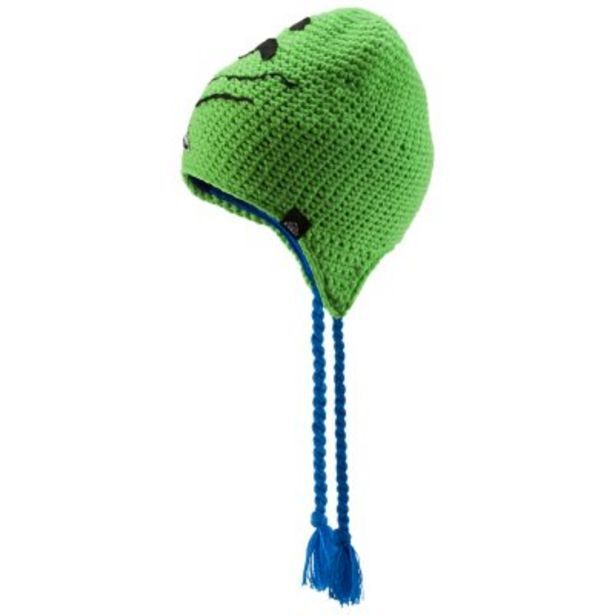 Promo Bonnet gar on p ruvien pompon monster chez Intersport