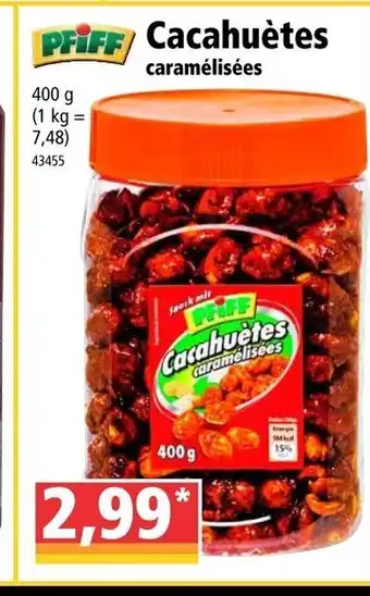 Norma Cacahuètes caramélisées offre