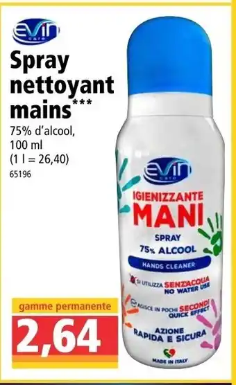 Norma Spray nettoyant mains offre