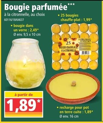 Norma Bougie parfumée offre