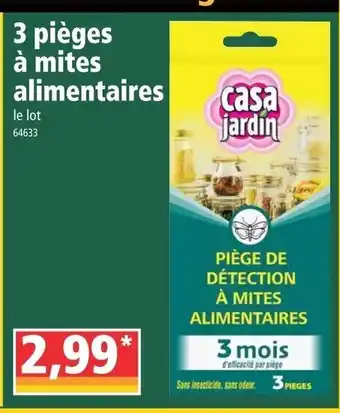3 pièges à mites alimentaires