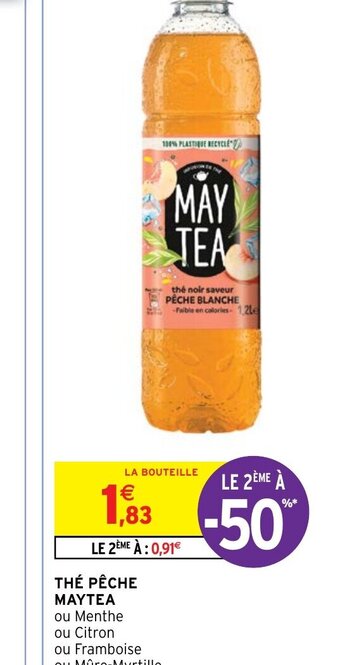 Intermarché THÉ PÊCHE MAYTEA offre