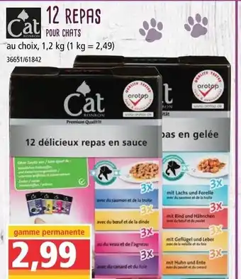 Norma 12 Repas pour chats offre