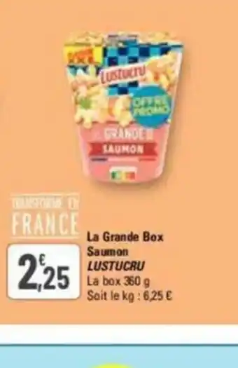 G20 La Grande Box Saumon LUSTUCRU offre