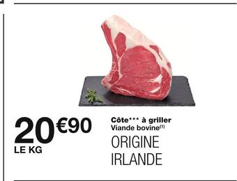 Monoprix Côte à griller offre