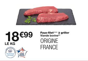 Monoprix Faux-filet à griller viande bovine offre